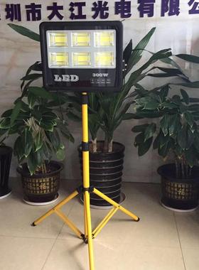 小额100W200W泛光灯招牌灯户外工作灯LED投光灯支架强光