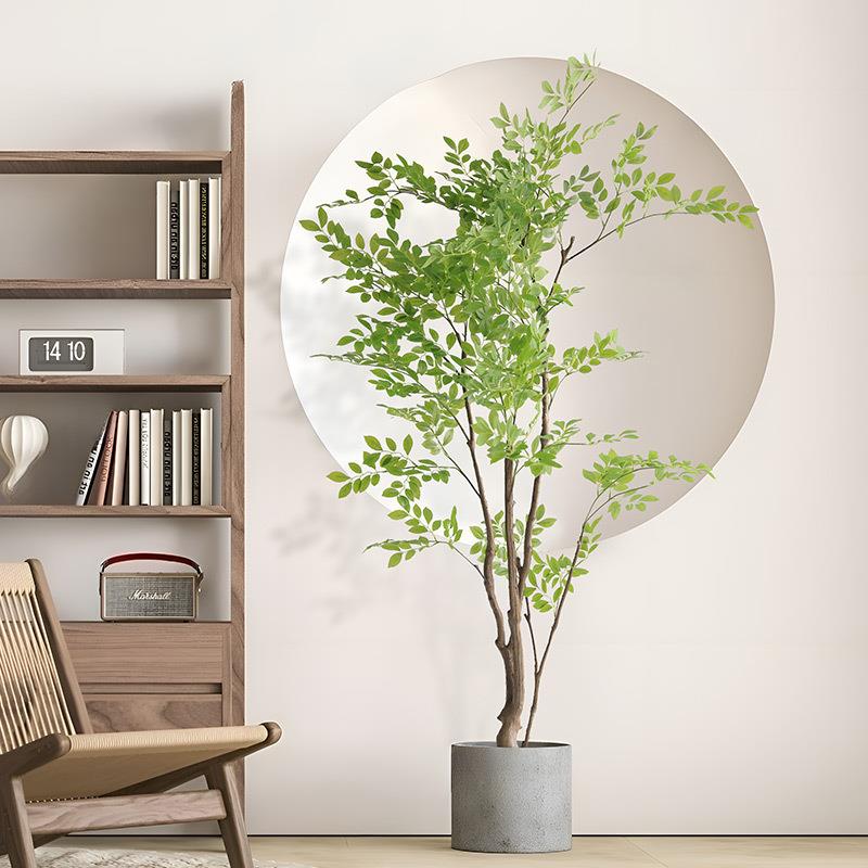 仿真绿植室内客厅落地假树盆栽仿生植物榆树新中式仿真植物假植物