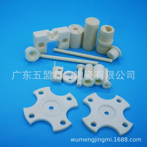 五盟氧化铝陶瓷板氧化锆零部件陶瓷柱塞泵芯支持来图采样绝缘