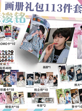 TF四代陈浚铭周边画册113件套装画册海报钥匙扣立牌吧唧书签小卡