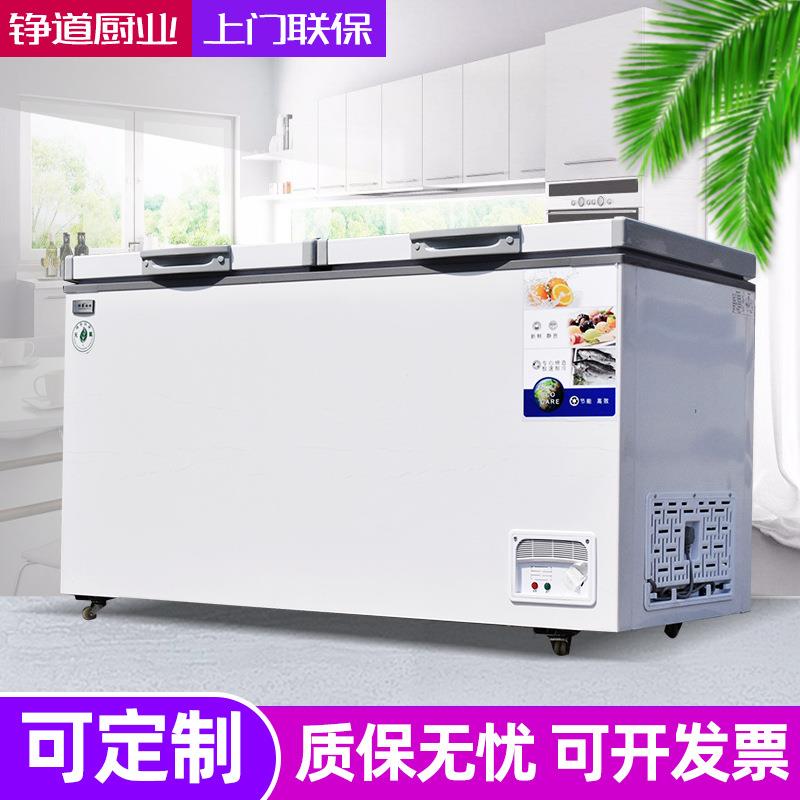 卧式冰柜商用冰箱冷冻冷藏柜顶开门冰糕冷柜单温双温冷藏冷冻柜