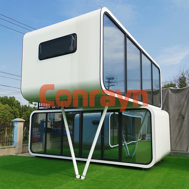 厂家销可移动苹果舱民宿酒店移动办公网红打卡点装配式集成房屋