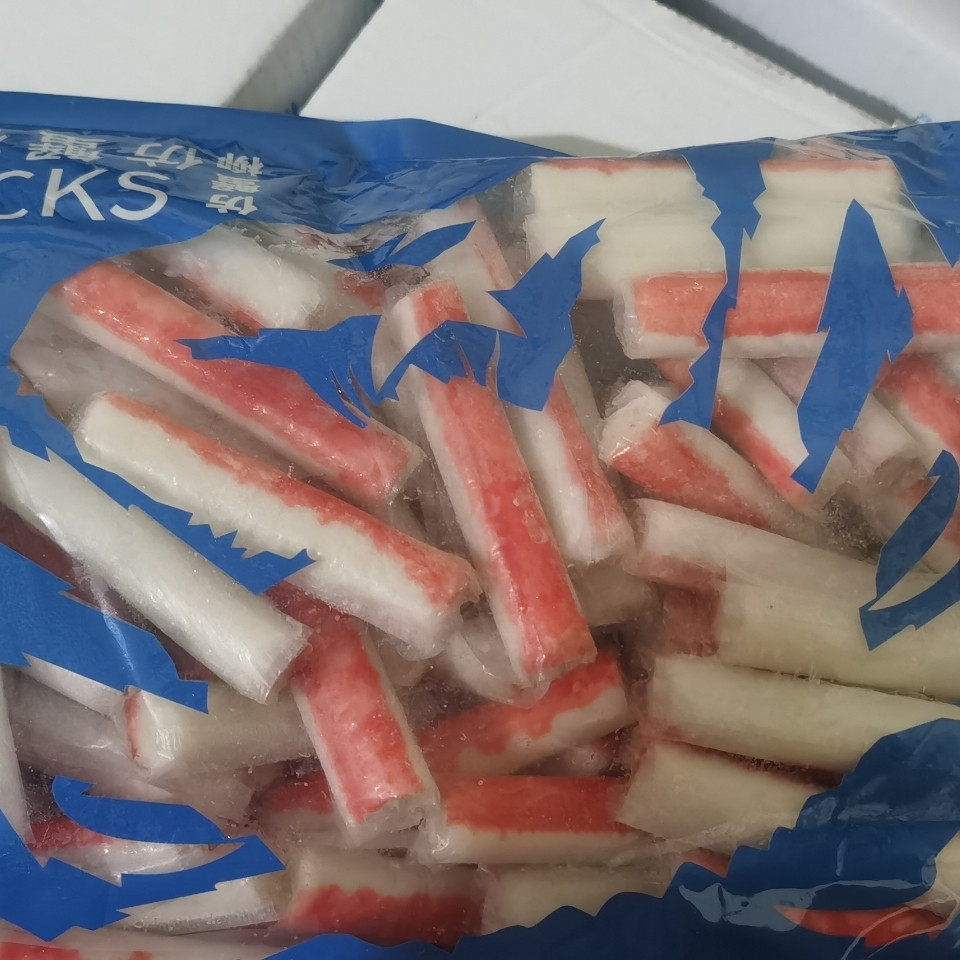 (顺丰邮)蟹棒2.5kg海鲜火锅寿司料理材料烧烤模拟蟹足棒!