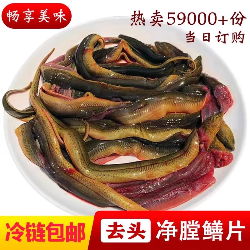【冷链速发】正宗黄鳝条鲜活宰杀去头去骨去内脏烫杀新鲜黄鳝鱼片