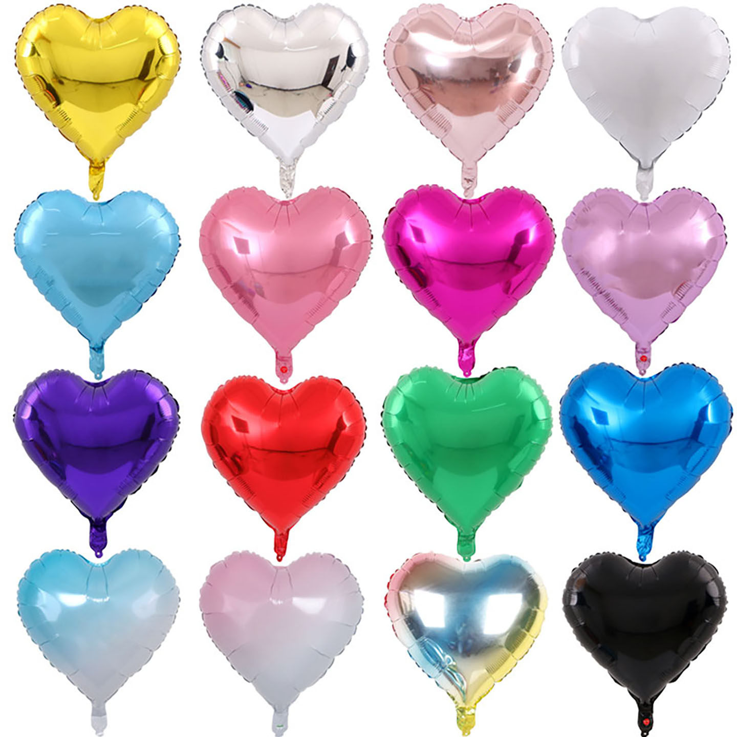 18寸光板纯色爱心铝膜气球宝宝周岁装饰气球儿童生日派对场景布置,节庆用品/礼品,气球,淘宝优惠券,粉丝福利购,淘宝优惠卷