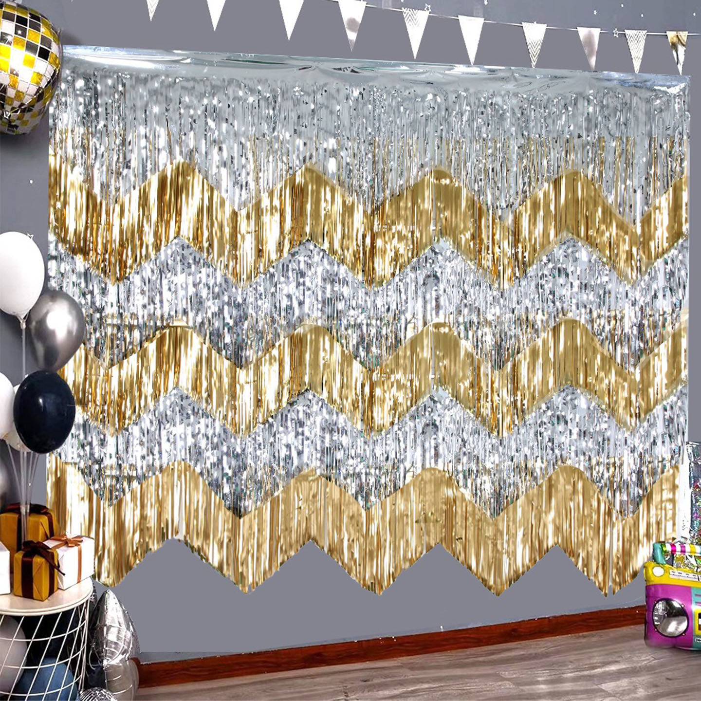新款波浪雨丝帘拉花横幅生日派对婚庆场景布置道具流苏背景墙装饰,节庆用品/礼品,节日装扮用品,淘宝优惠券,粉丝福利购,淘宝优惠卷