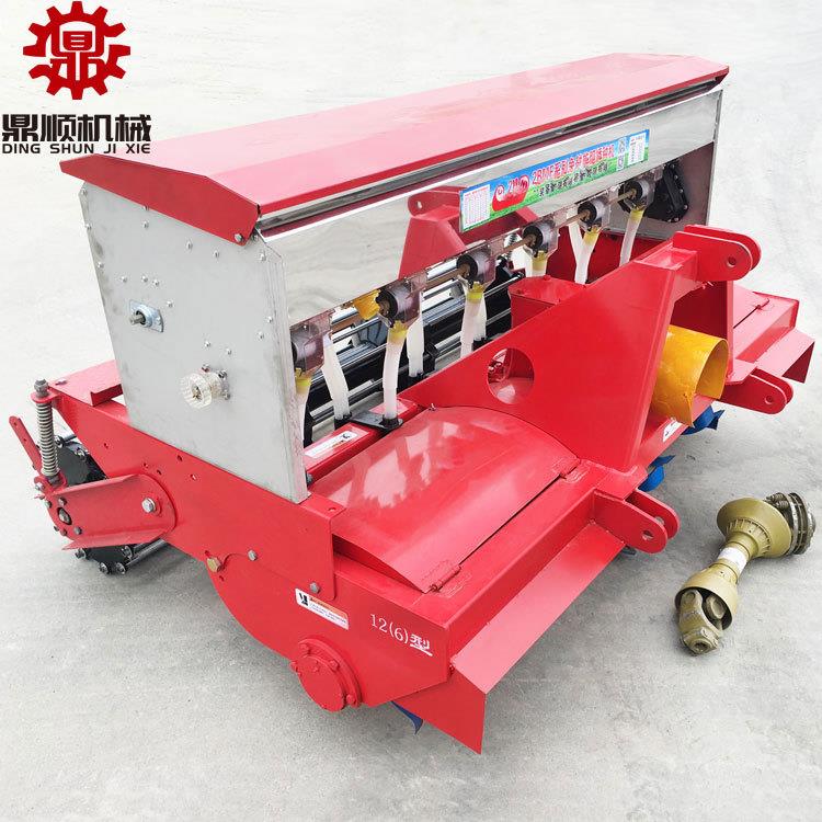 免耕小麦播种机 四轮车配套多功能旋耕施肥播种一体机 大豆种植机