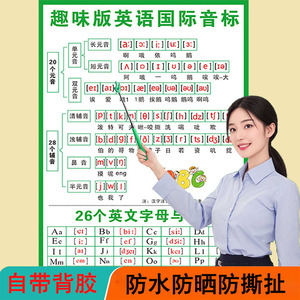 48个国际音标趣味速记挂图