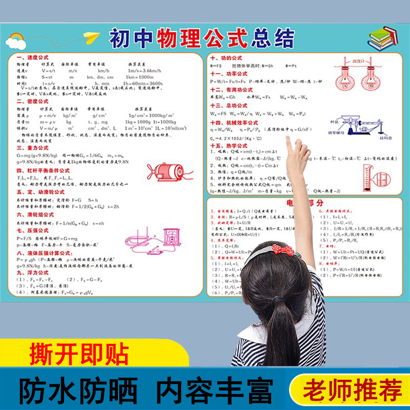 培训辅导班挂图初中数学挂图
