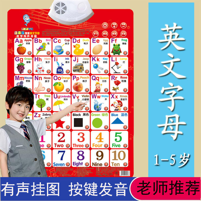26个英文字母有声挂图一