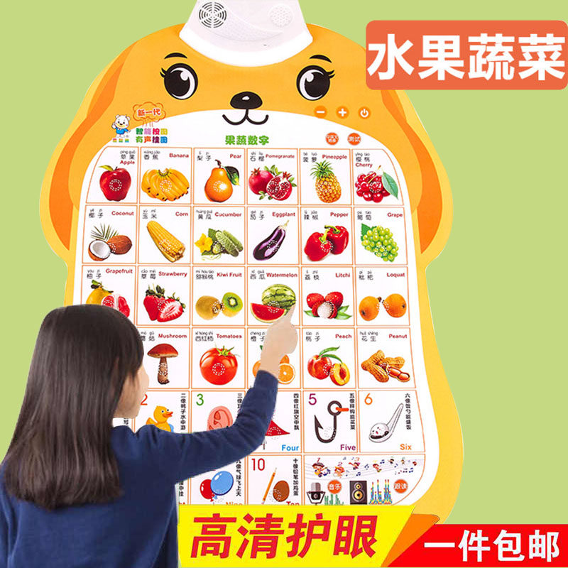 儿童早教启蒙有声挂图认知卡