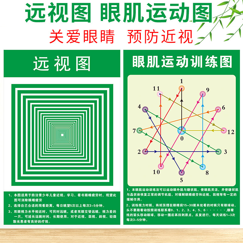 远视图保护视力改善近视