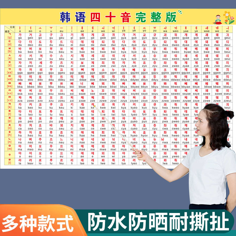 成人自学朝鲜语韩发音