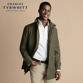 TYRWHITT橄榄绿三合一外套男士 中长款 大衣冬季 CHARLES 新款 户外