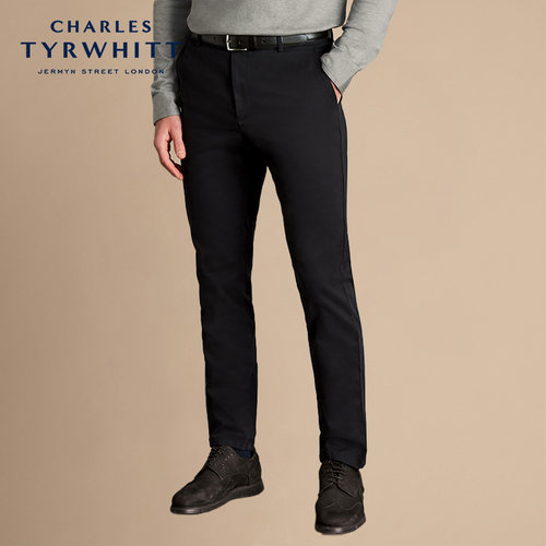 CHARLESTYRWHITT免烫休闲裤