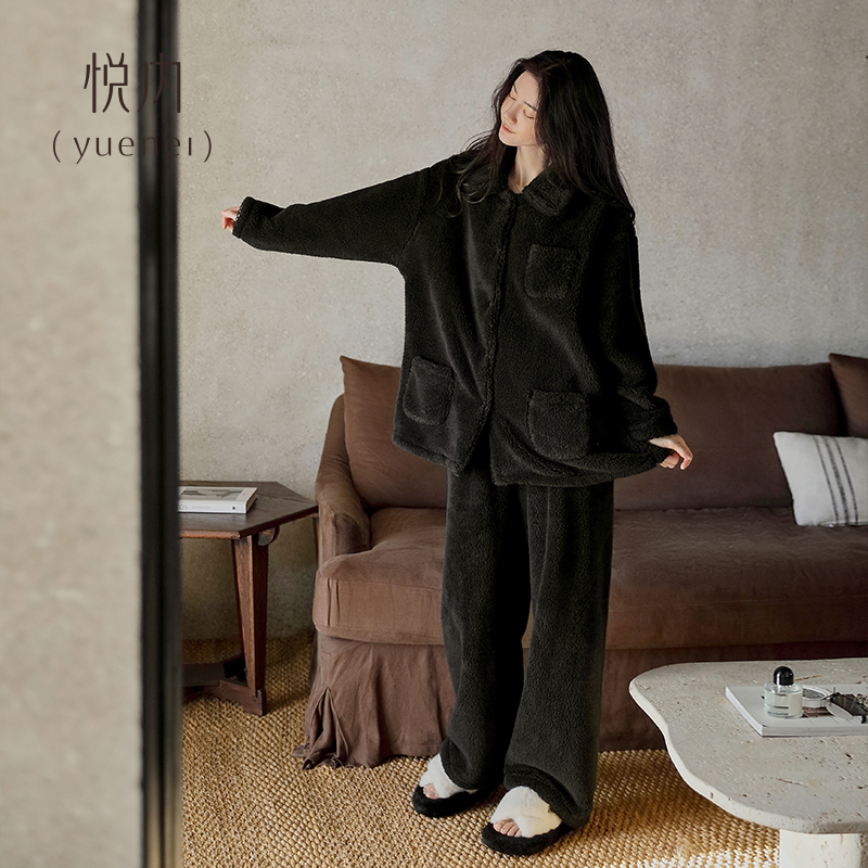 【商场同款】悦内女士珊瑚绒睡衣