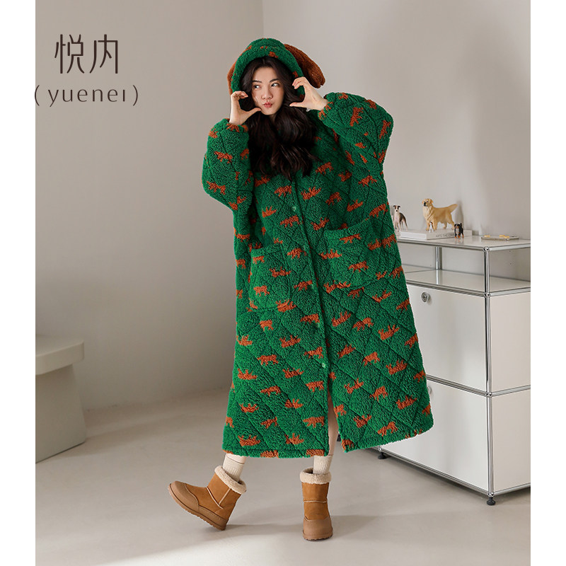 【商场同款】悦内女士夹棉睡裙