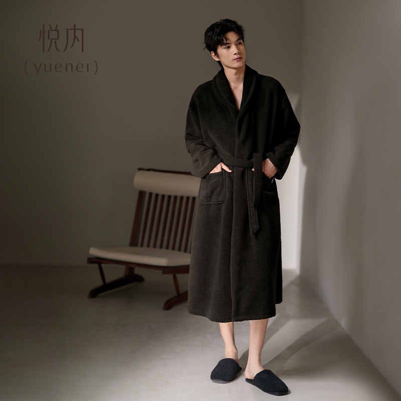 【商场同款】悦内男士云朵绒睡袍
