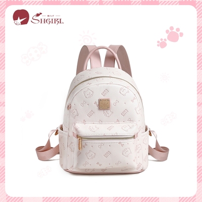 短发女孩2025新款轻奢双肩背包