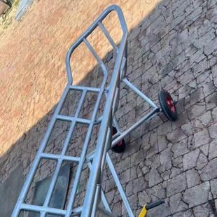 拉猪拖车死猪拖车拉猪车养猪场动物尸体处理神器死猪拖车手动绞盘