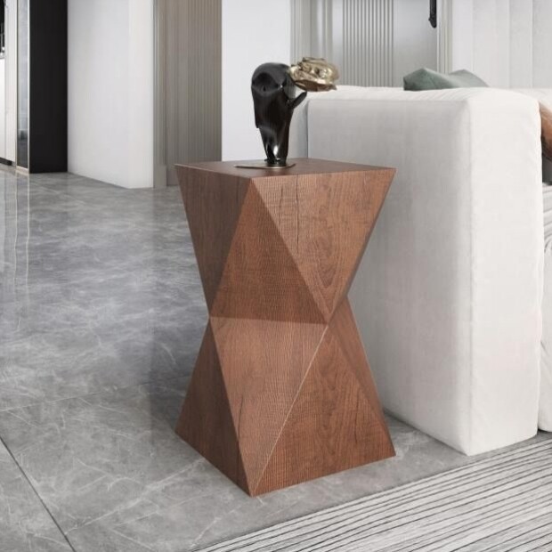 实木木墩墩子凳子北欧原木树桩民宿摆件圆形矮凳客厅家用椅子创意