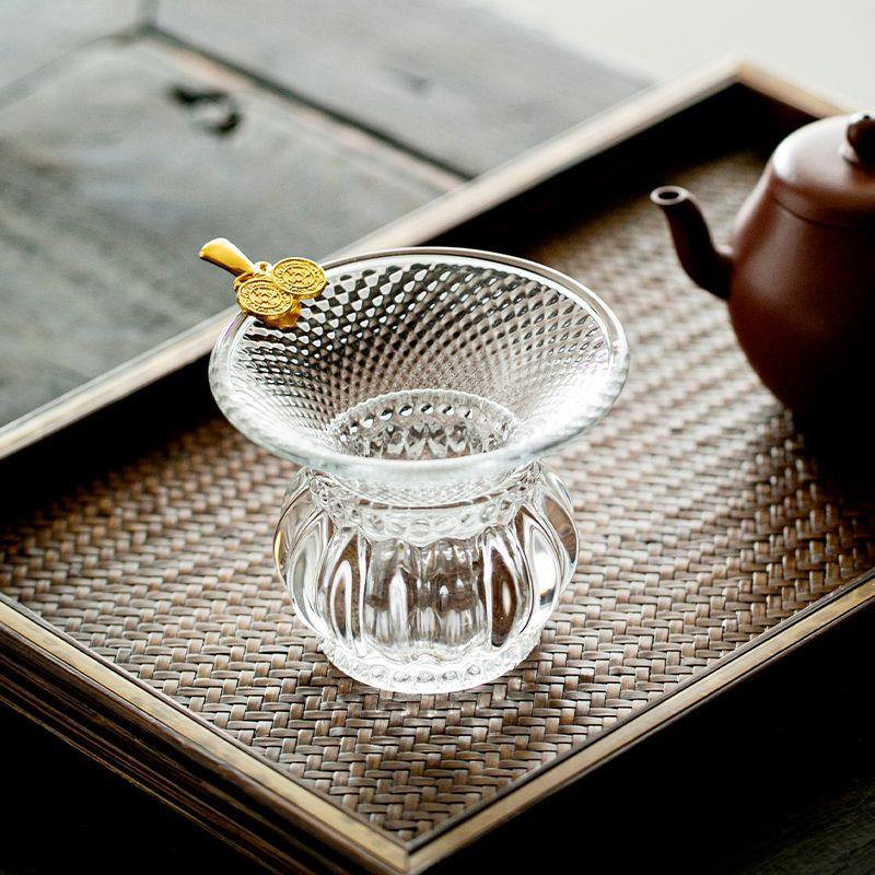 创意玻璃茶漏茶滤泡茶器