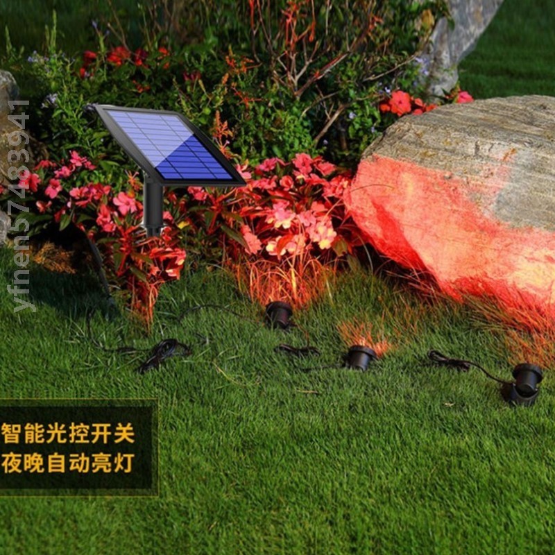 水池灯假山景观灯氛围灯装饰灯水陆两用射灯草坪灯太阳能
