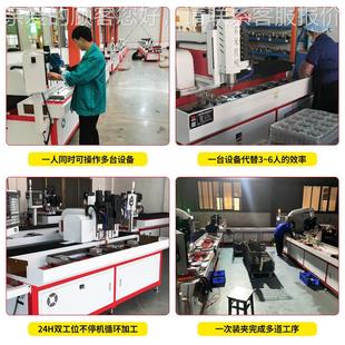 五轴数控钻孔机汽车齿轮注油孔多角度高斜面c速钻孔nc数控DNC 640