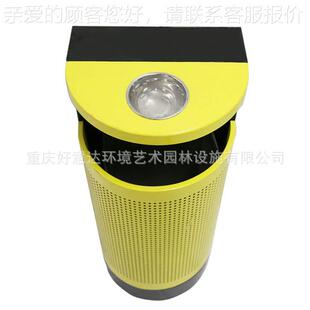 户HA005外环卫垃桶圾箱铁皮垃圾桶室外不公锈钢垃皮圾园广场果箱