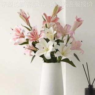仿真花u 厂v打印机 假花假植物花瓣2513N-23花束塑料高速打印花机