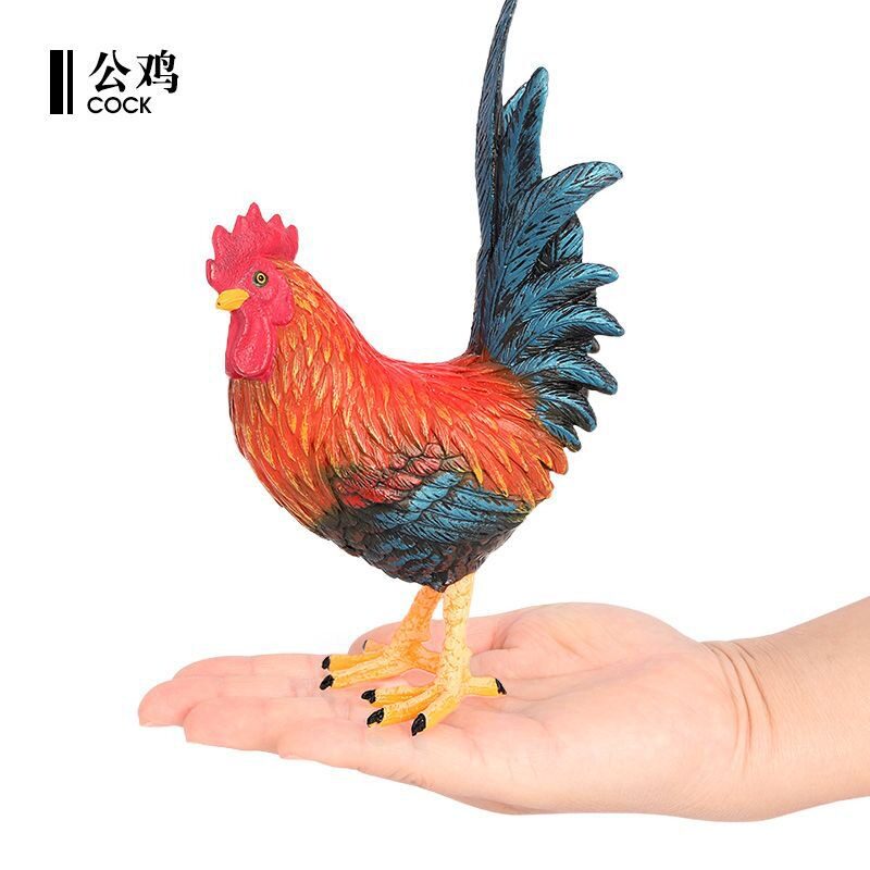 小猪棒棒仿真公鸡动物模型玩具