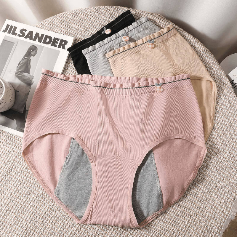 纤小象两条装大码生理姨妈期短裤舒适内裤中高腰女士无痕透气无缝,女士内衣/男士内衣/家居服,女三角裤,淘宝优惠券,粉丝福利购,淘宝优惠卷