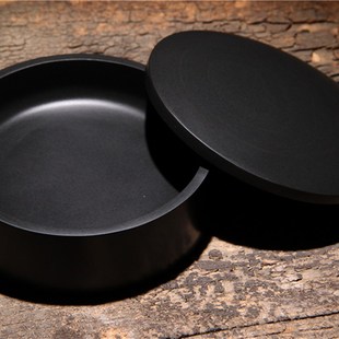 精品老坑砚台/墨光溢彩/带盖砚台老坑籽料墨海砚台龙尾砚端砚