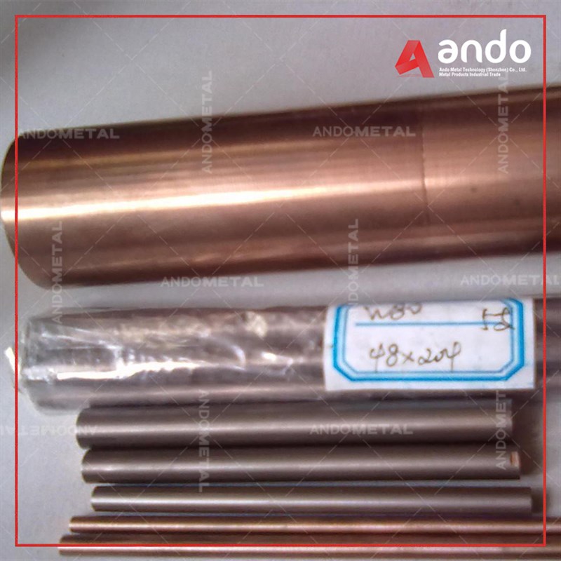 W80钨铜棒 钨铜板 电火花电极钨铜合金棒 板 圆棒 钨铜管 异型件