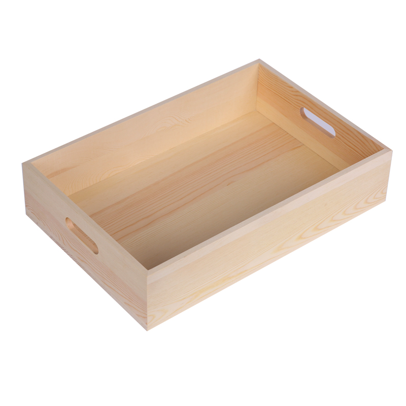 定制木箱子收纳储物箱大号实木长方形装饰木框超市陈列水果木条箱