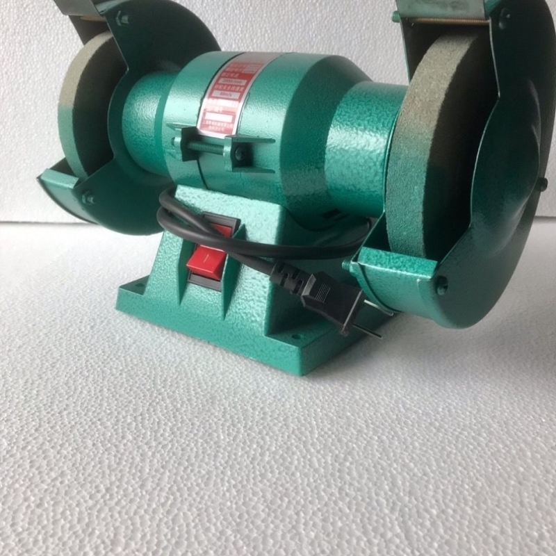 砂轮机沙轮抛光机台式家用小型两相电220V电动磨刀抛光切割工具