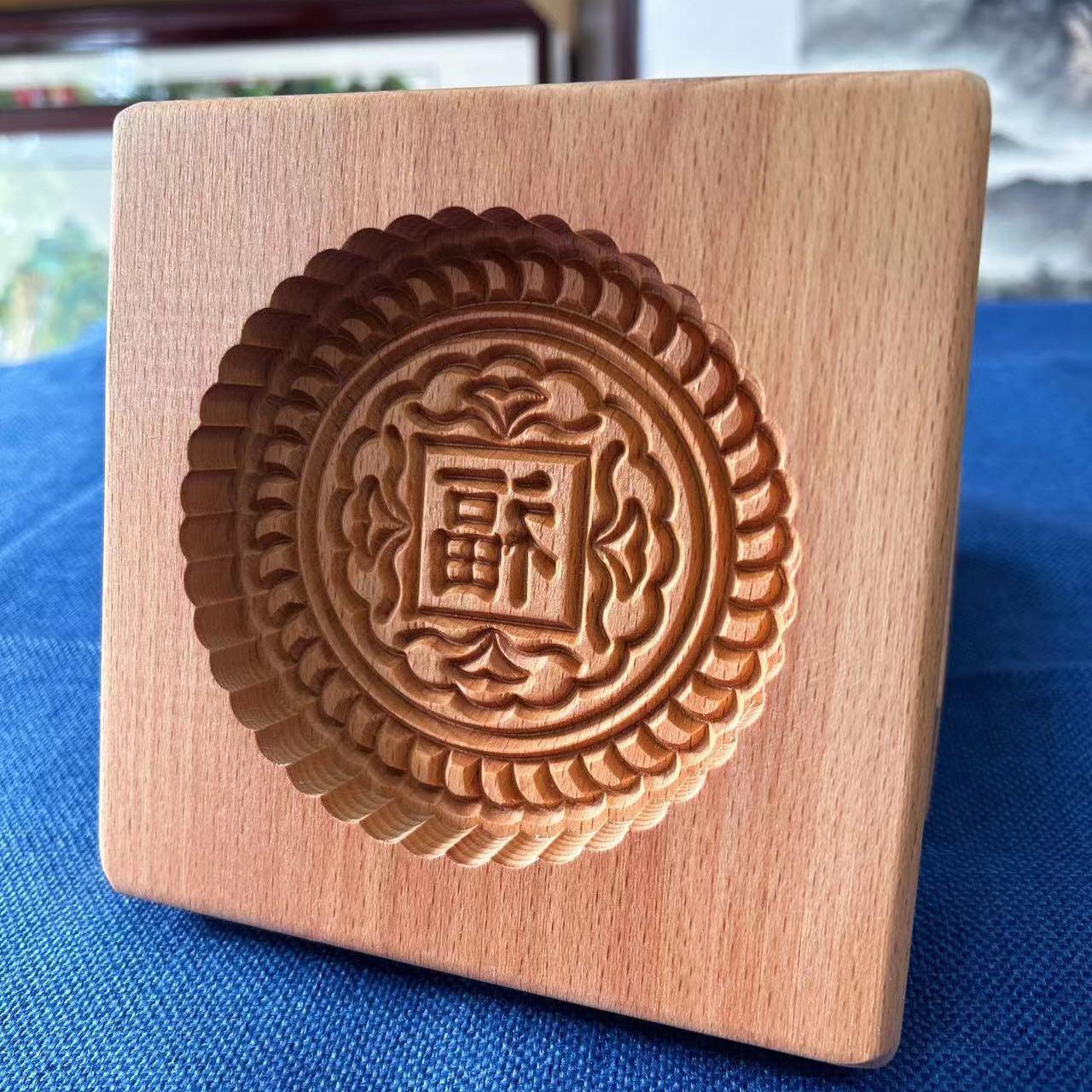 山西单面月饼模具老款烘