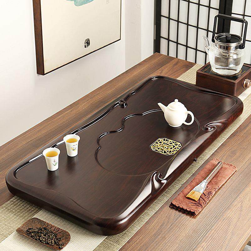 黑檀茶盘整块原木家用实
