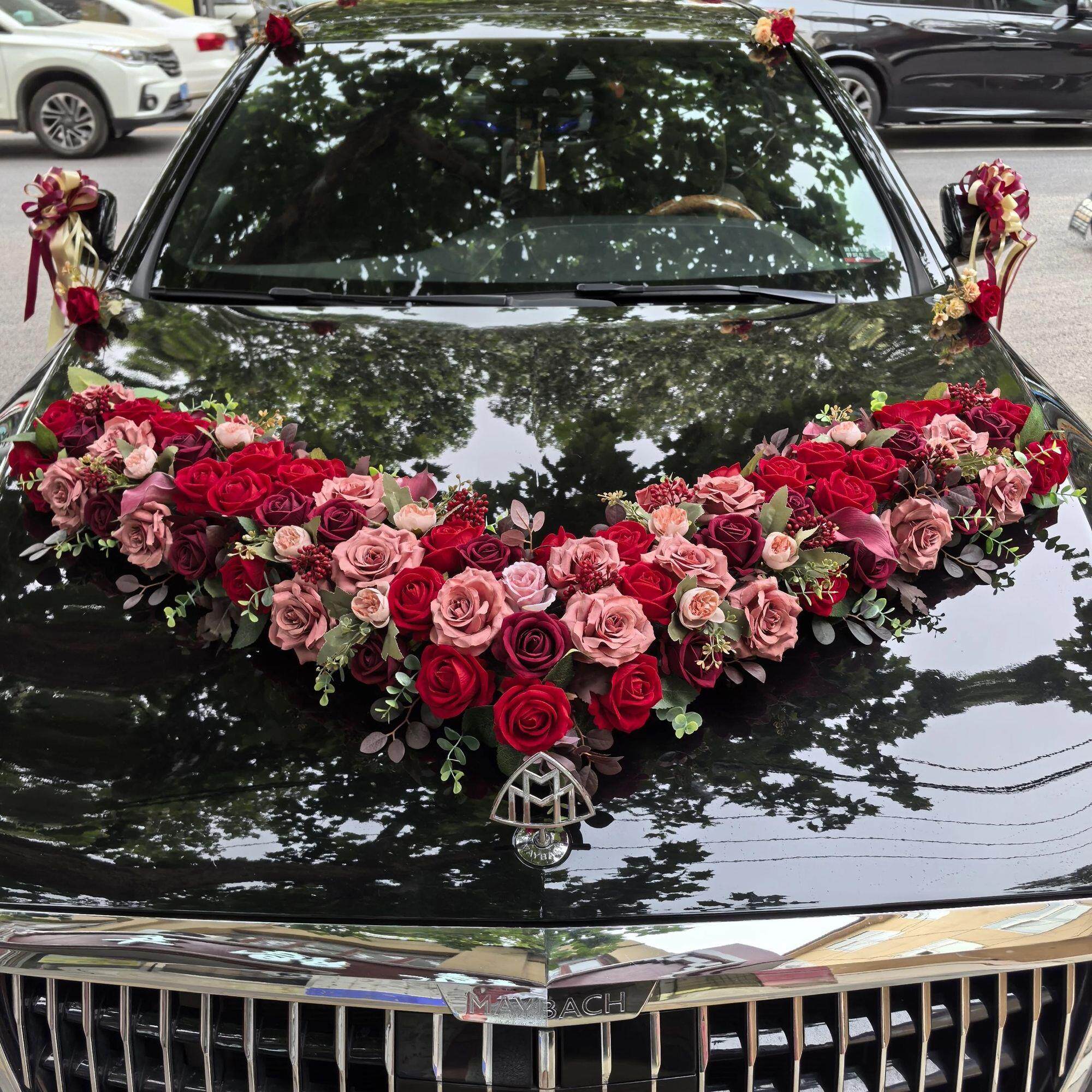 婚车主婚花车结队车头装