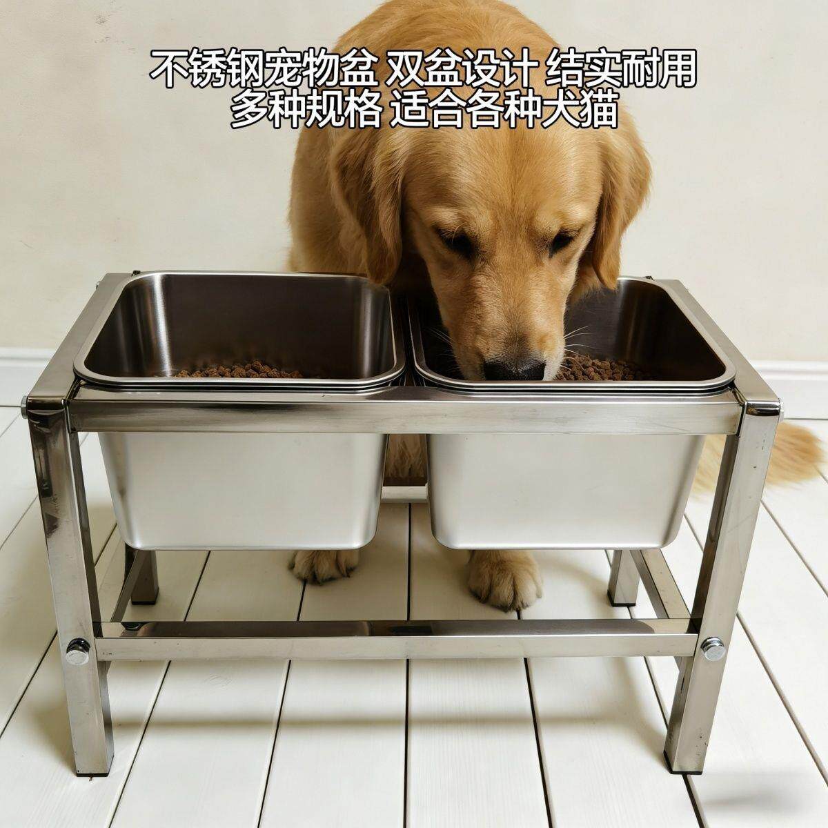 狗狗饭盆喝水一体全套保