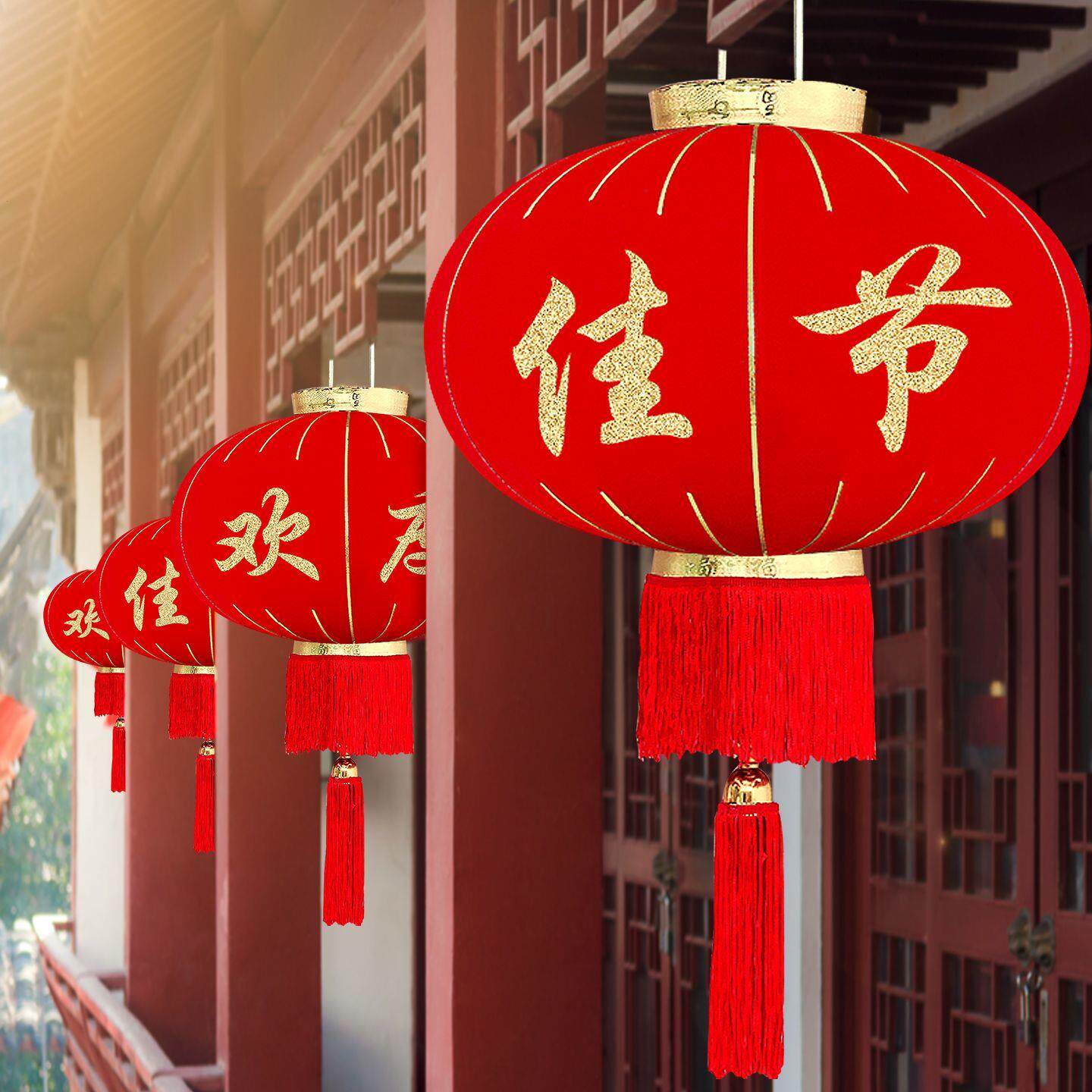 红灯笼户外防水新年春节