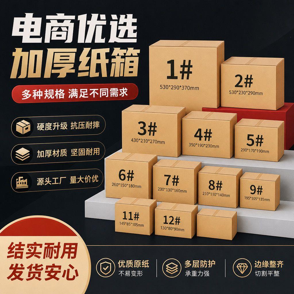 快递纸箱电商打包盒邮政