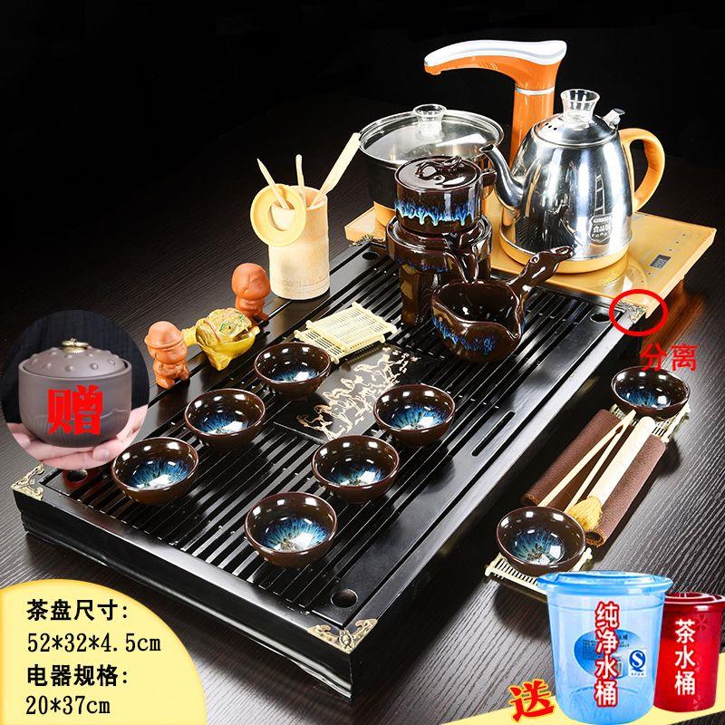 功夫茶具茶盘一体一整套