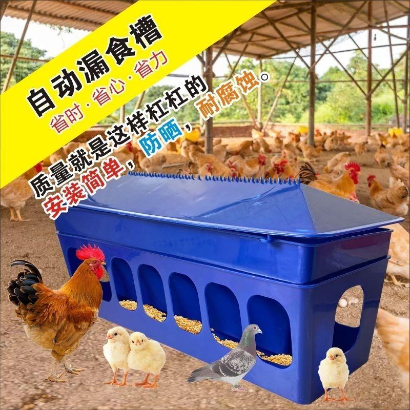 养鸡鸭自动下料喂食槽防