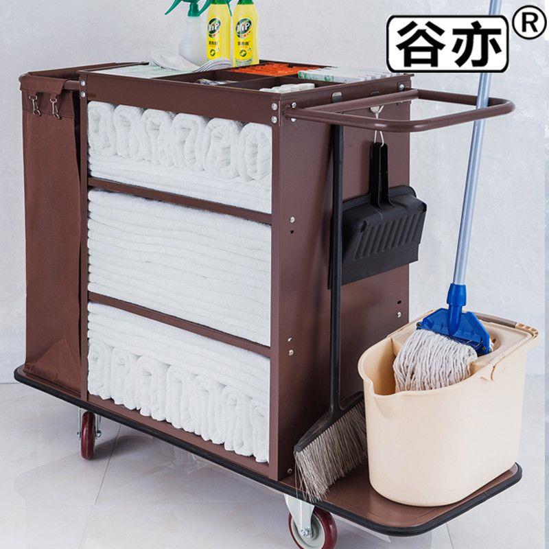 布草车工作车酒店客房多