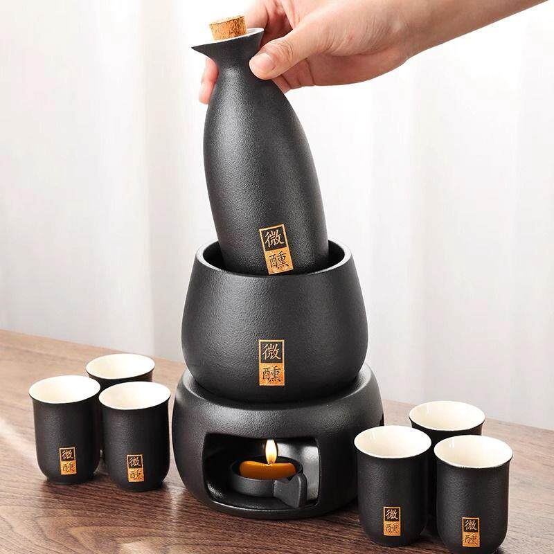 温酒器酒杯壶家用烫酒黄