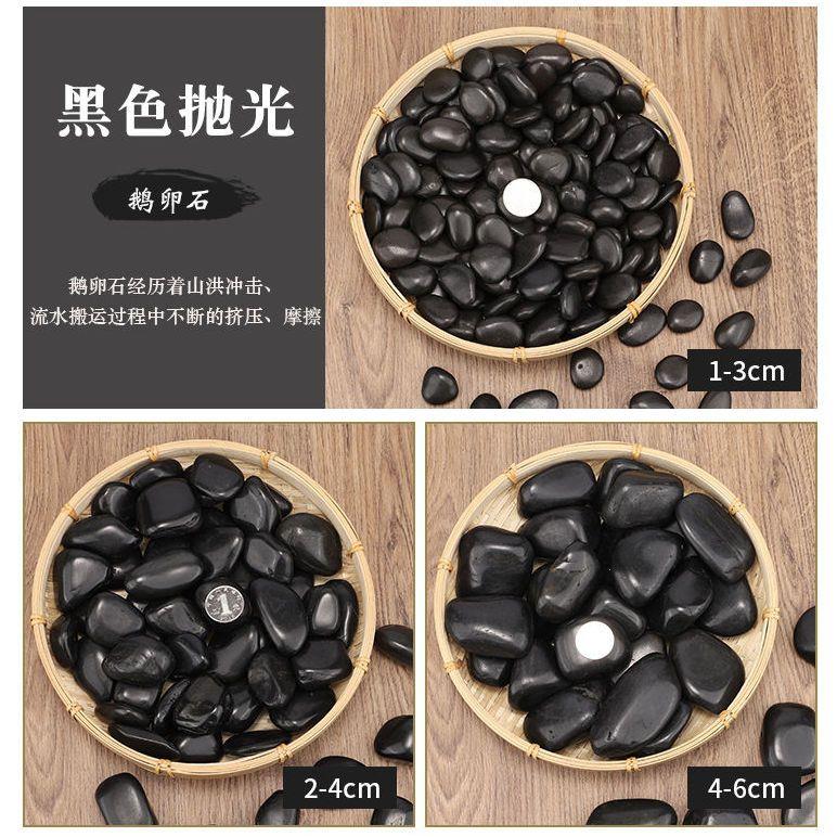 鹅卵石原石天然花盆栽鱼