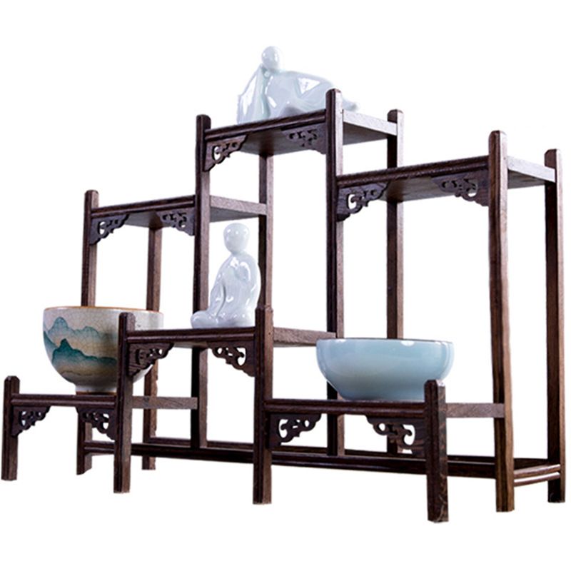 红木置物架子茶具架储鸡