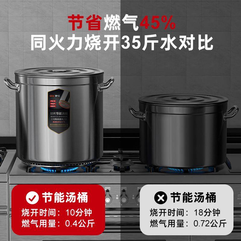 燃气节能汤桶带盖加厚大