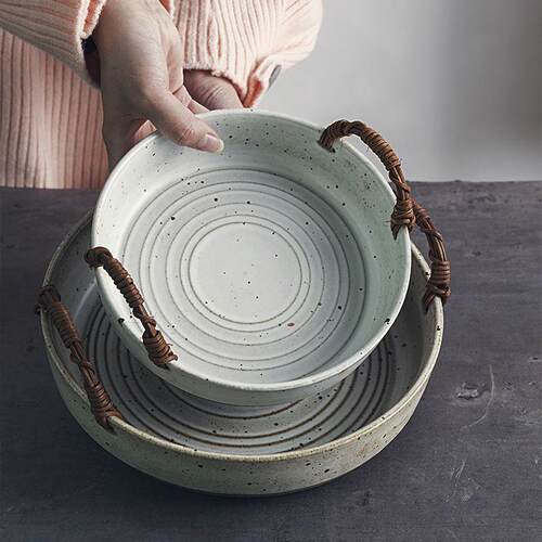 果盆餐具托盘网红水陶瓷